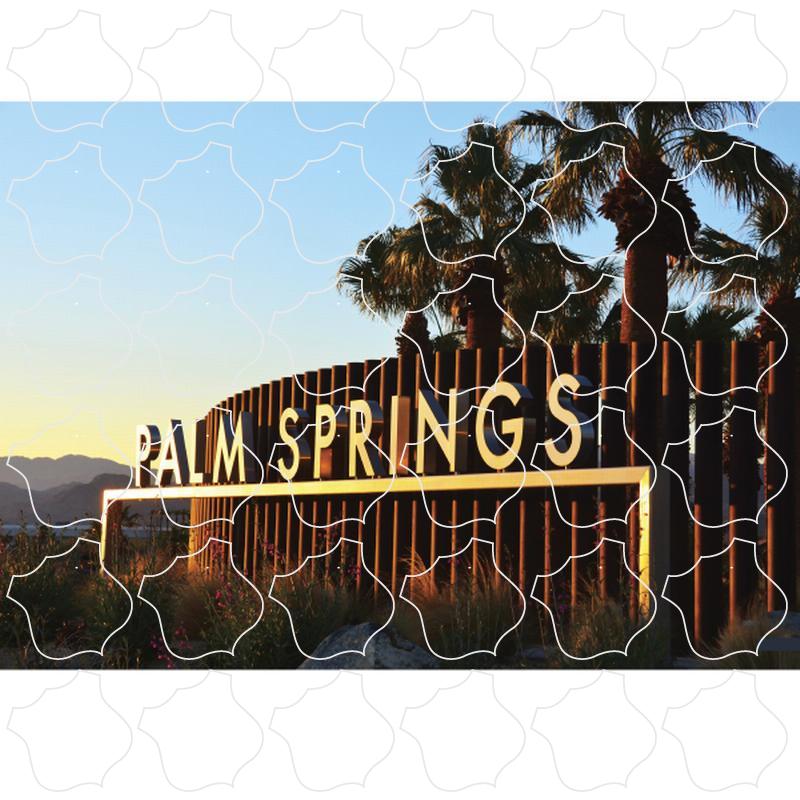 Palm Springs City Sign Photo