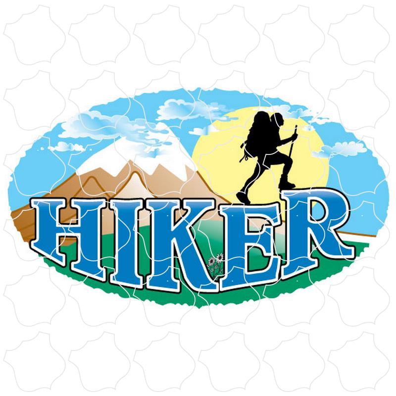 Outdoor Hiker Oval