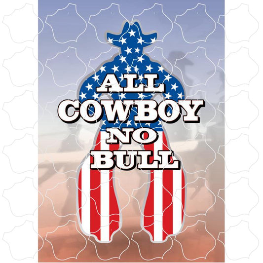 Novelty Patriotic Cowboy