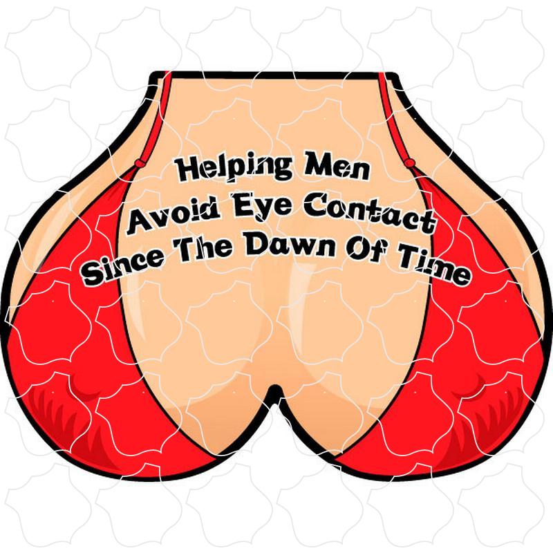 Boobs Helping Men Avoid Eye Contact