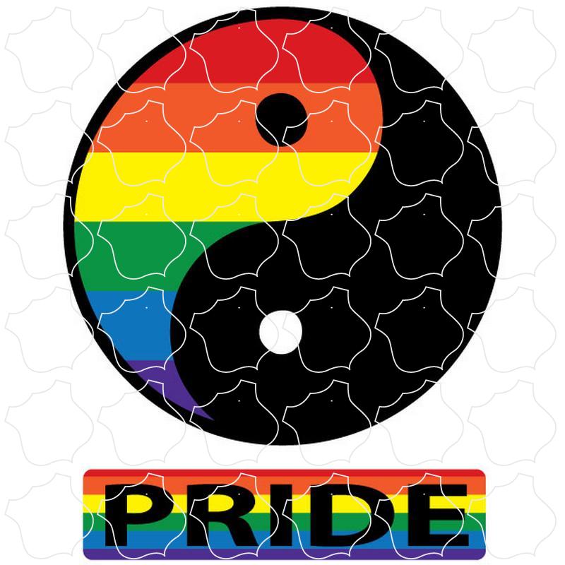 Yin Yang Pride Rainbow Pride Yin Yang
