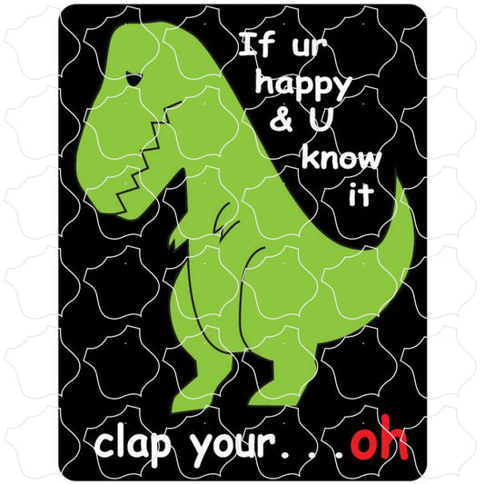 Novelty Happy T Rex