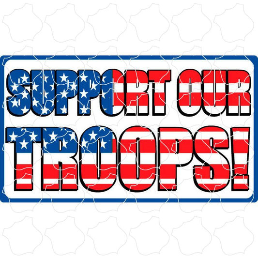 Novelty Support Our Troops