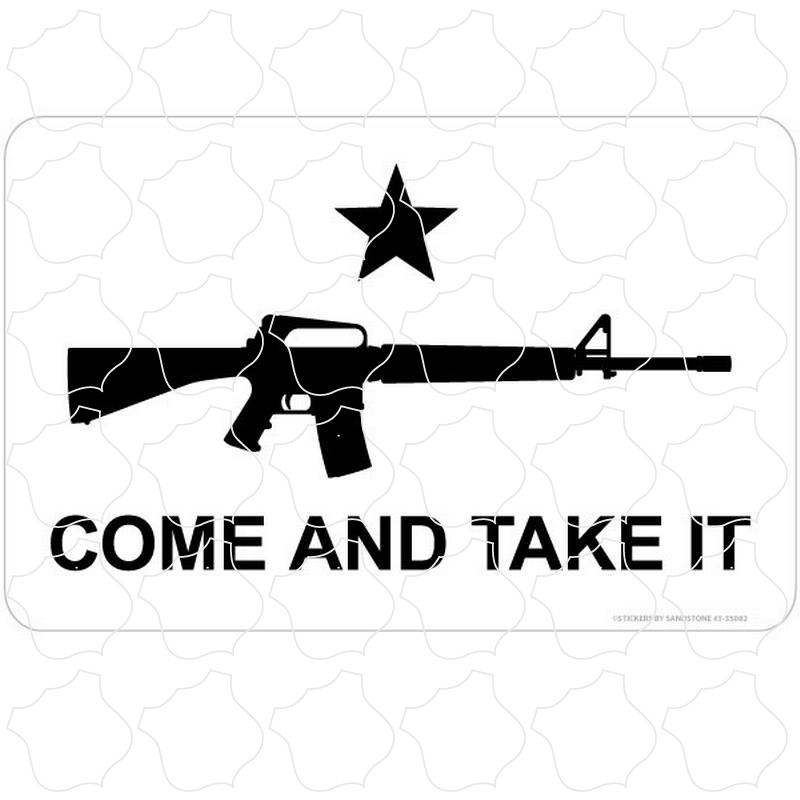 Come and Take It White Flag Come And Take It Gun Flag