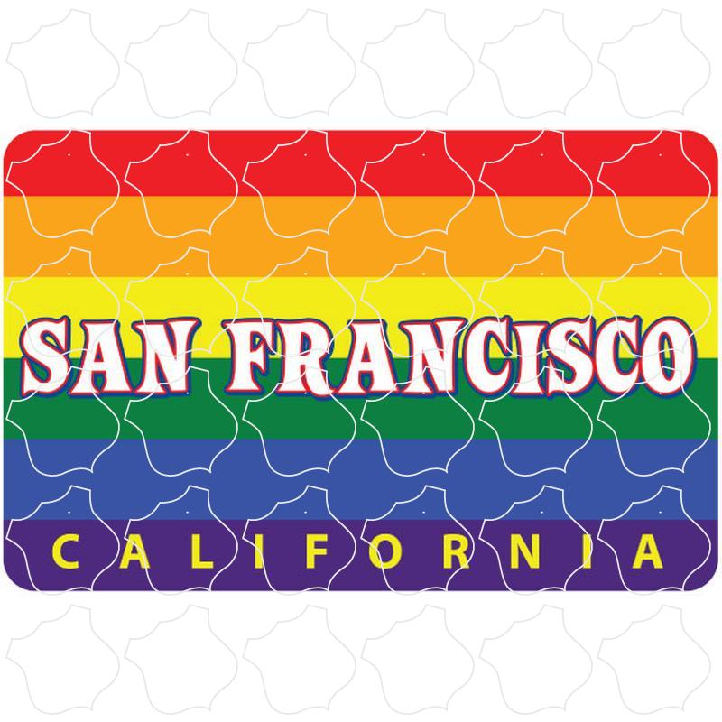 San Francisco, CA Rainbow Flag