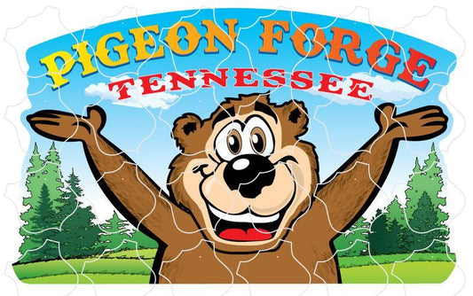 Pigeon Forge, Tennessee Cartoon Happy Bear