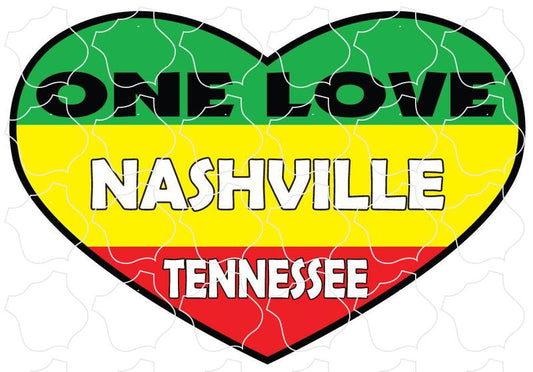 Nashville One Love Heart