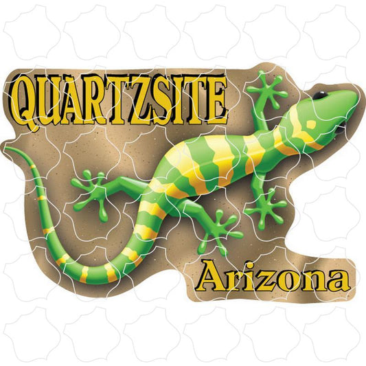 Quartzsite, AZ Yellow Green Gecko