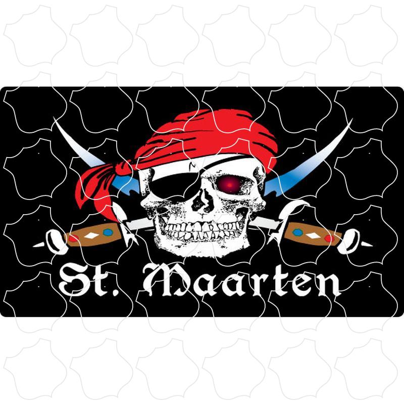 St Maarten Skull Cross Swords