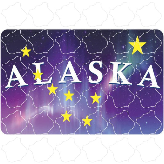 Alaska Northern Light Flag