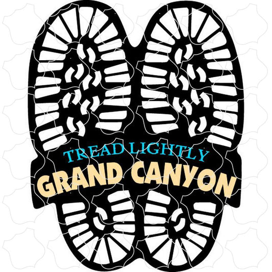 Grand Canyon Tread Lightly Bootprints