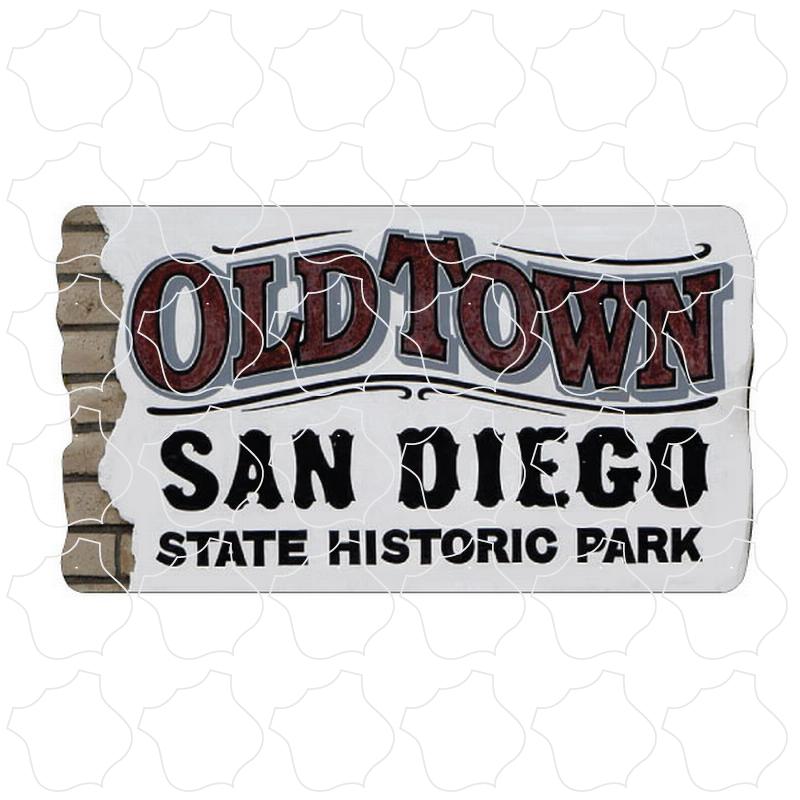 Old Town San Diego Historic Park Sign