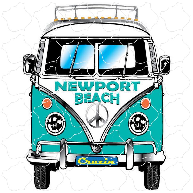 Newport Beach Bus Front View