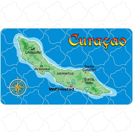 Curacao Curacao Map