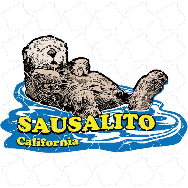 Sausalito, CA Otter Floating