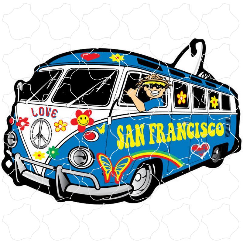 San Francisco, CA Hippie Bus