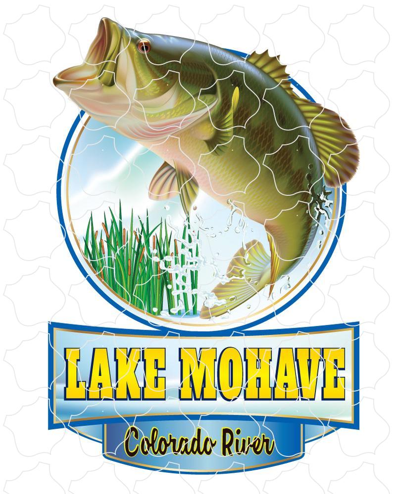 bass lake mohave Lake Mohave Bass in Circle Vertical