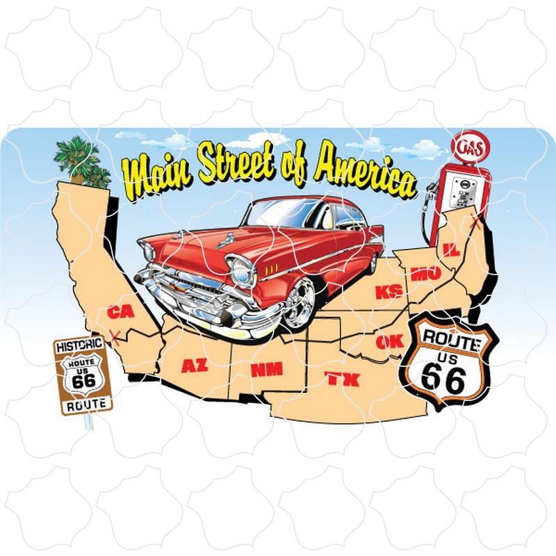 Route 66 Route 66 States Map