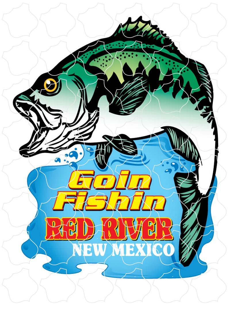 Red River, New Mexico Goin Fishin Bass