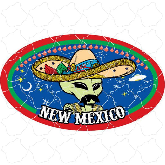 New Mexico Alien Sombrero