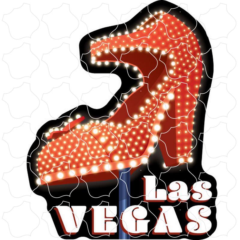 Las Vegas, NV Red Neon Heel Sign