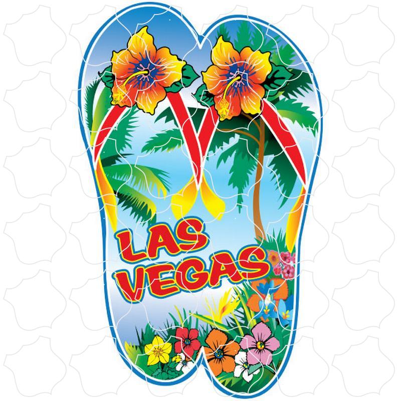 Las Vegas, NV Flower Flip Flops