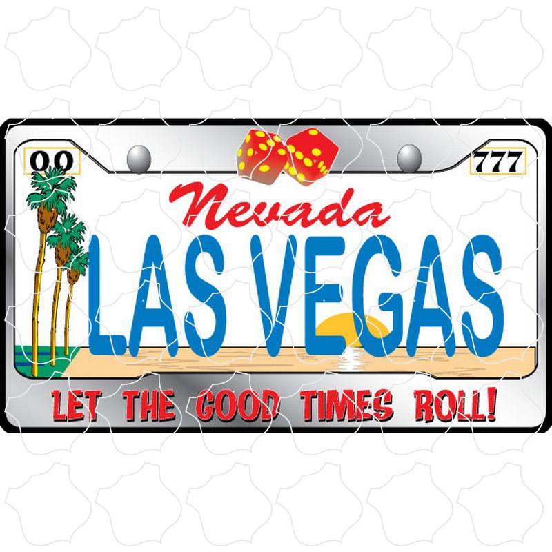 Las Vegas, Nevada Good Times License Plate