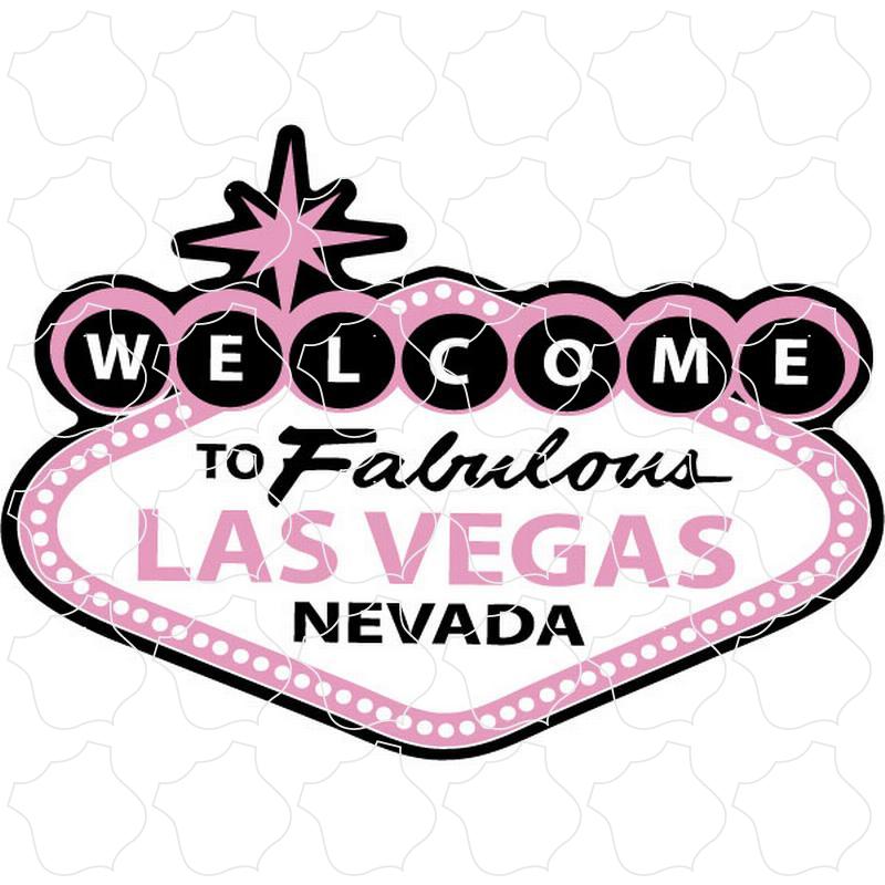 Las Vegas, Nevada Pink Welcome Sign