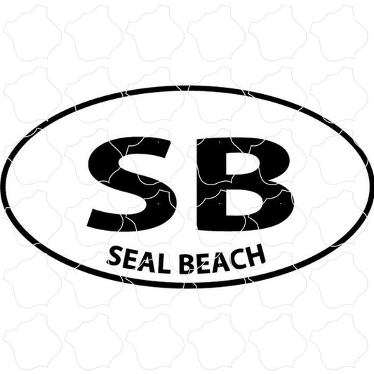 Black & White Euro Oval Seal Beach, CA Black & White Euro Oval