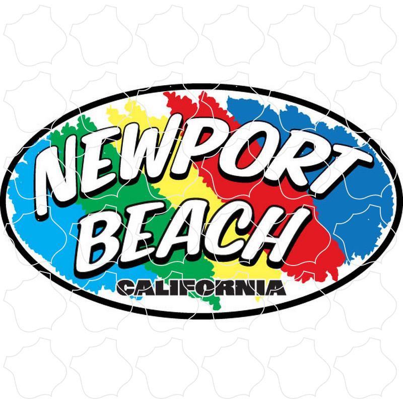 Color Splash Oval Newport Beach, CA Color Splash Oval