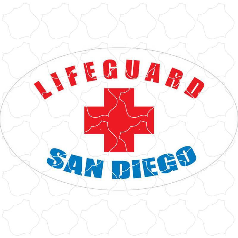 San Diego, CA Lifeguard Oval