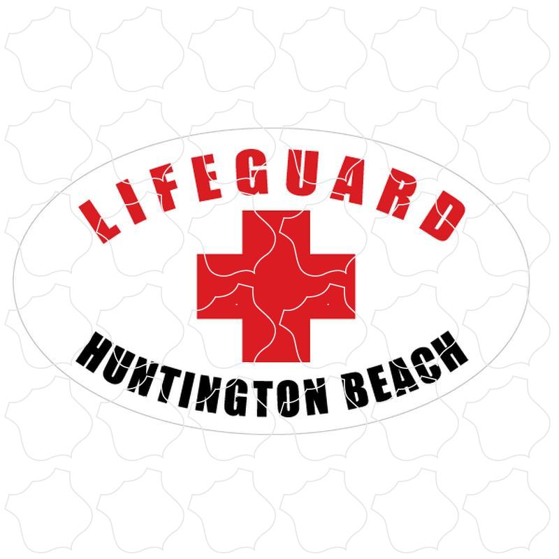 Huntington Beach, CA Lifeguard Oval