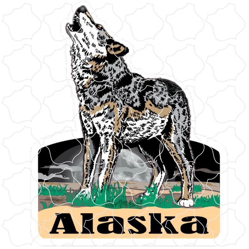 Alaska Howling Wolf