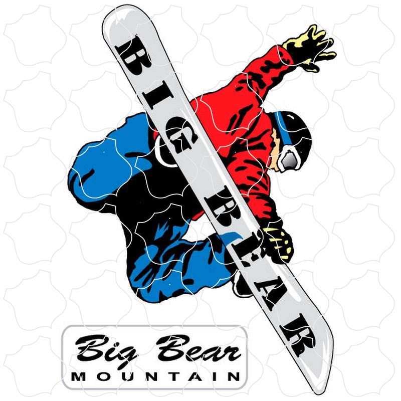 Big Bear, CA Snowboarder Male