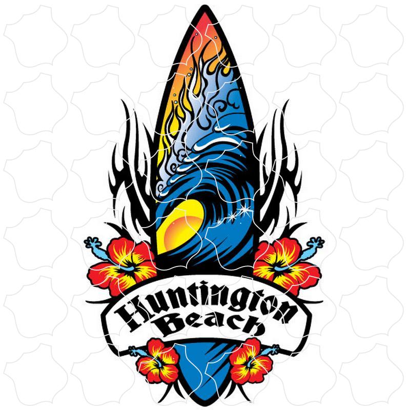 Huntington Beach Tribal Surfboard