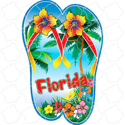 Flower Flip Flops .