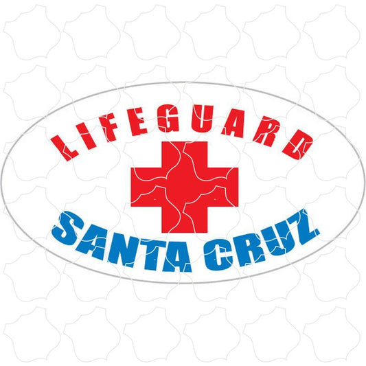 Santa Cruz Lifeguard Oval