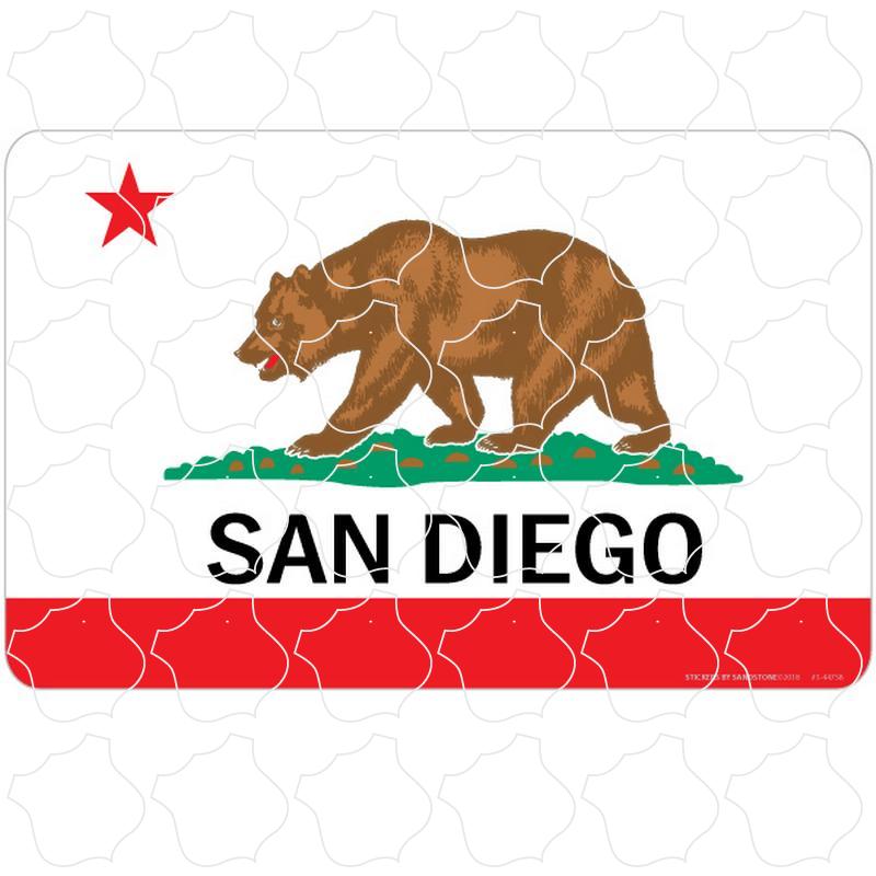 San Diego California Flag