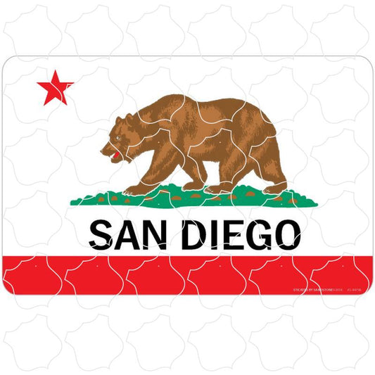 San Diego California Flag