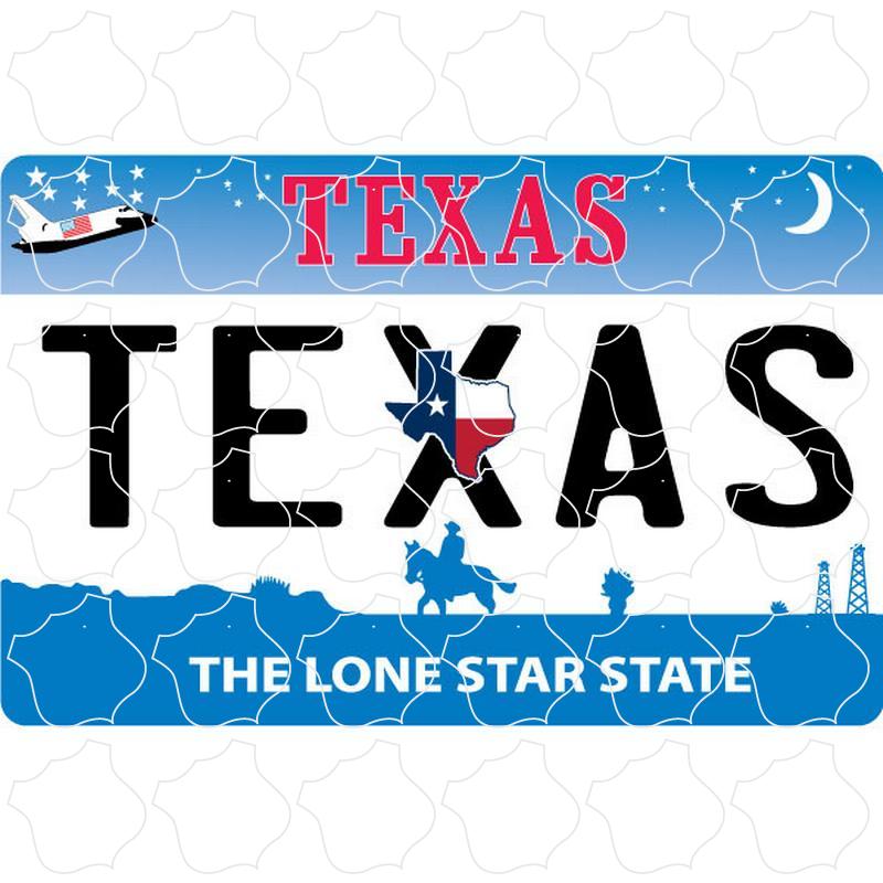 Texas Texas License Plate