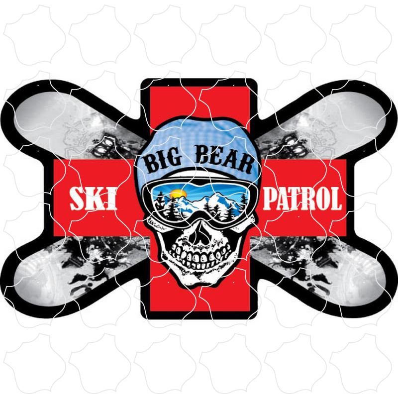 Big Bear Ski Patrol Skull