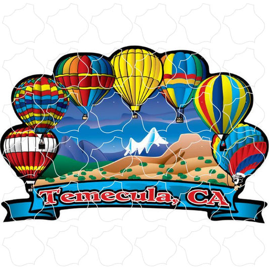 Temecula, CA Hot Air Balloons With Banner