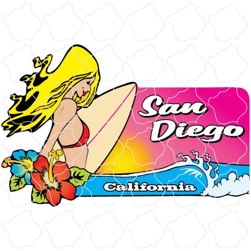 San Diego, CA Surfer Girl