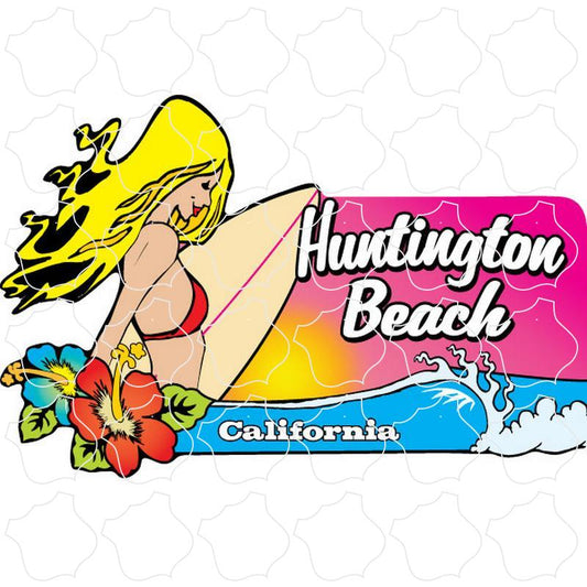 Huntington Beach, CA Surfer Girl