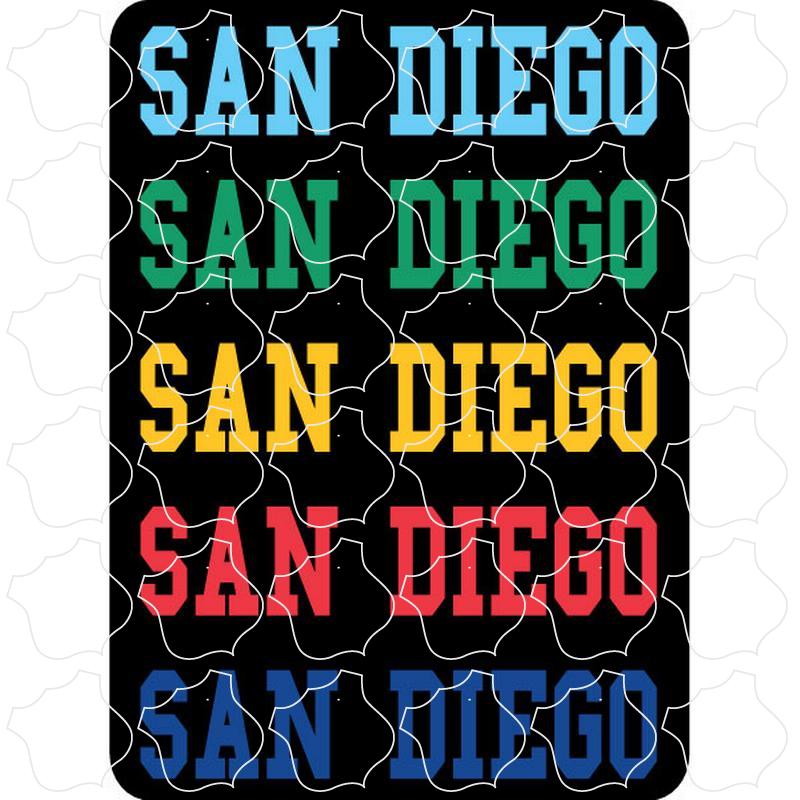 San Diego Repeating Colors