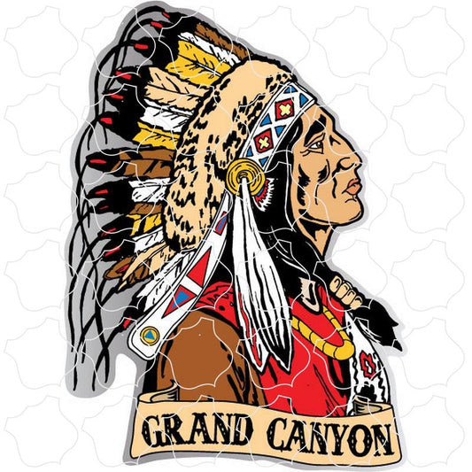 Grand Canyon Native American Chief