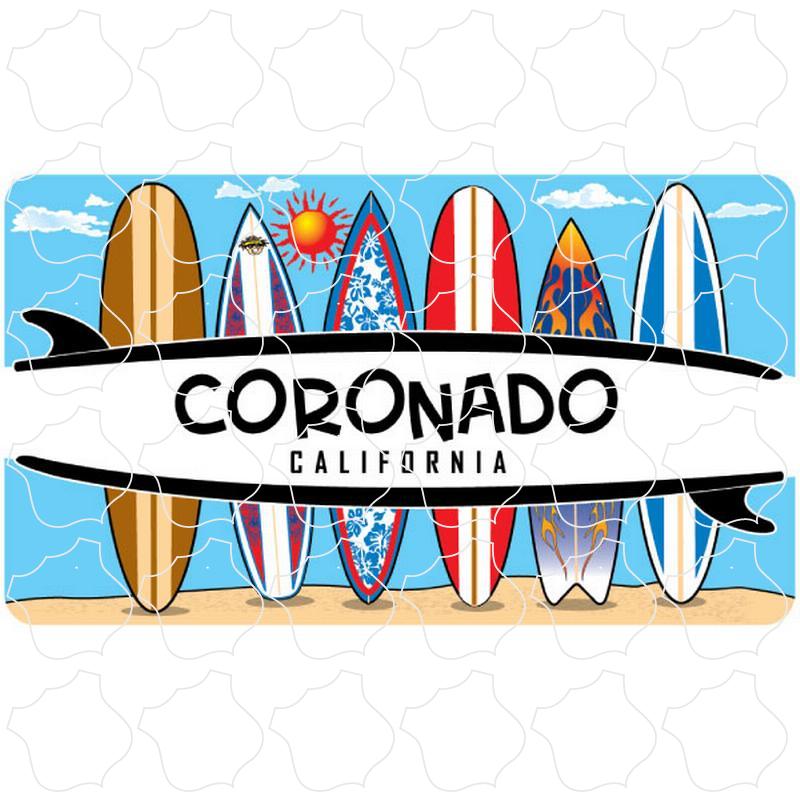 Coronado, CA 6 Standing Surfboards