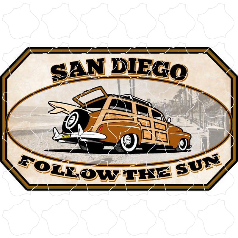 San Diego Woody Follow the Sun