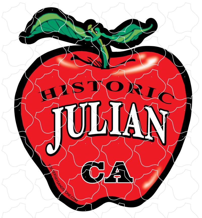 Julian CA Red Plump Apple
