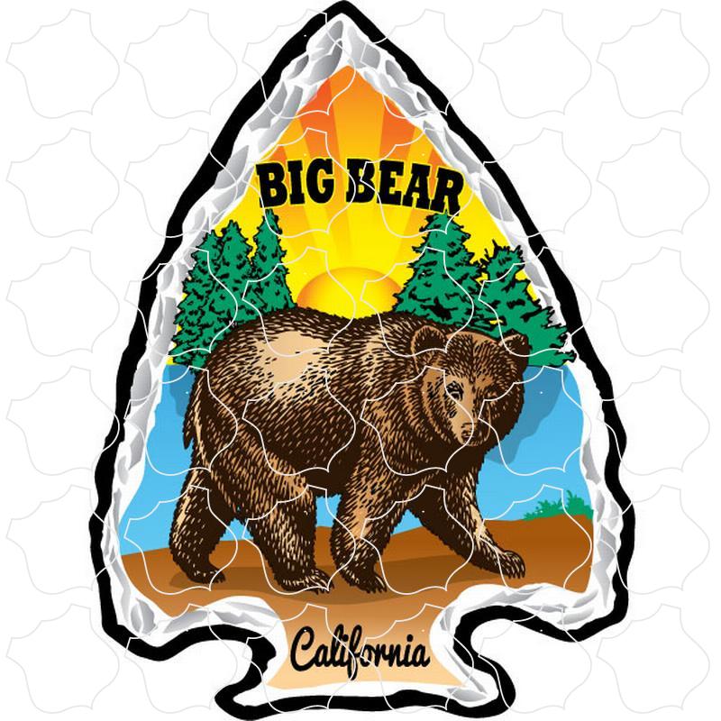 Big Bear, California Brown Bear Arrowhead